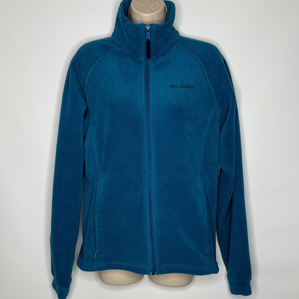 Columbia Teal Fleece Jacket